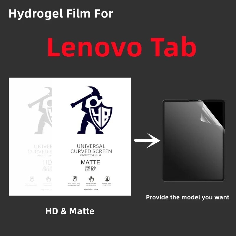 Película Hidrogel Lenovo Tab: Proteção e Clareza!