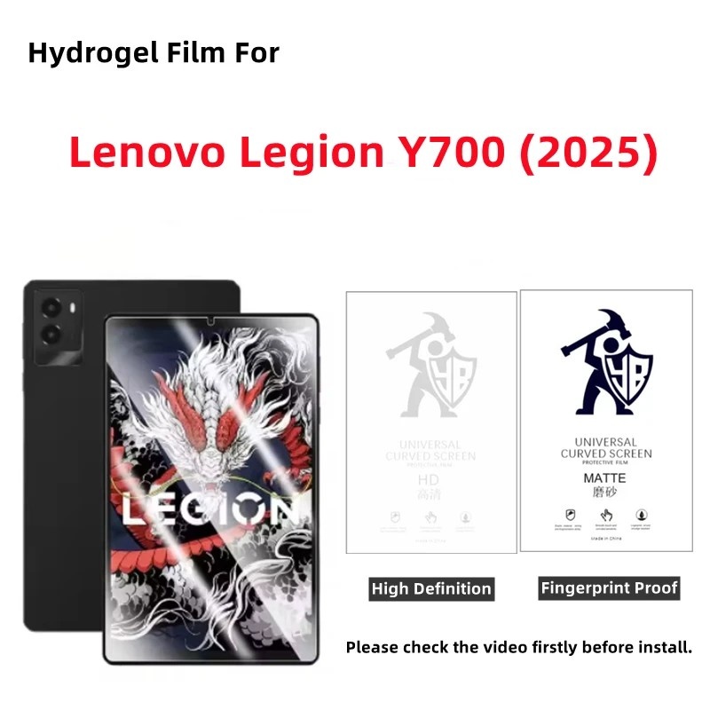Película Hidrogel Lenovo Y700 (2025): Proteção Total!
