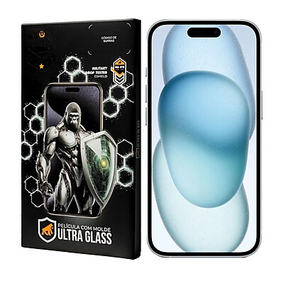 Película iPhone 15: Ultra Glass Gshield – Proteção Total!