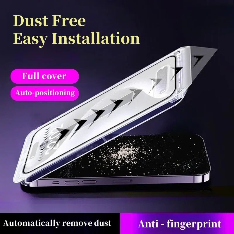 Película iPhone 16 Pro Max Dust Free: Instalação Automática