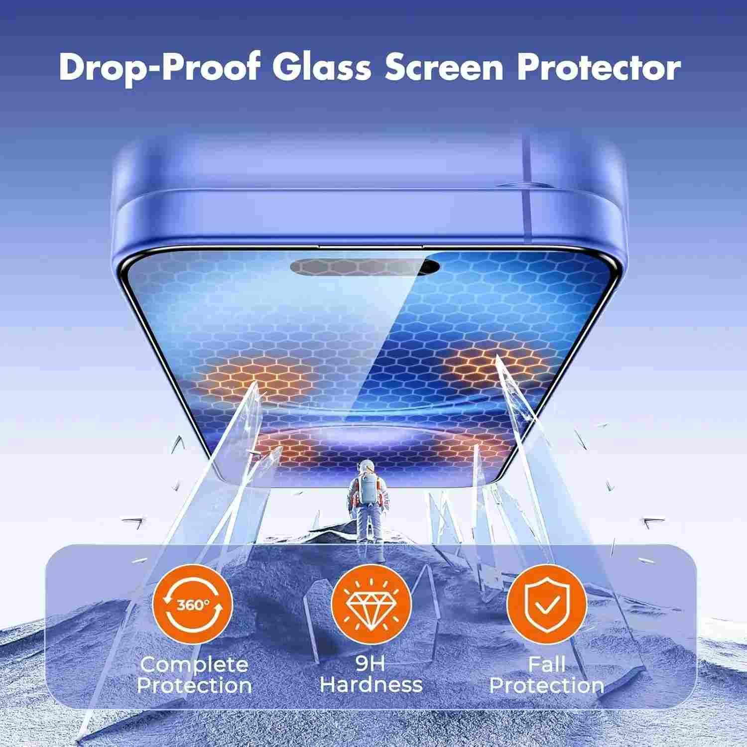 Película iPhone 16 Pro Max: Vidro Totalmente Transparente