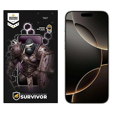 Película iPhone 16 Pro Privacy – Proteção Total com Aplicador