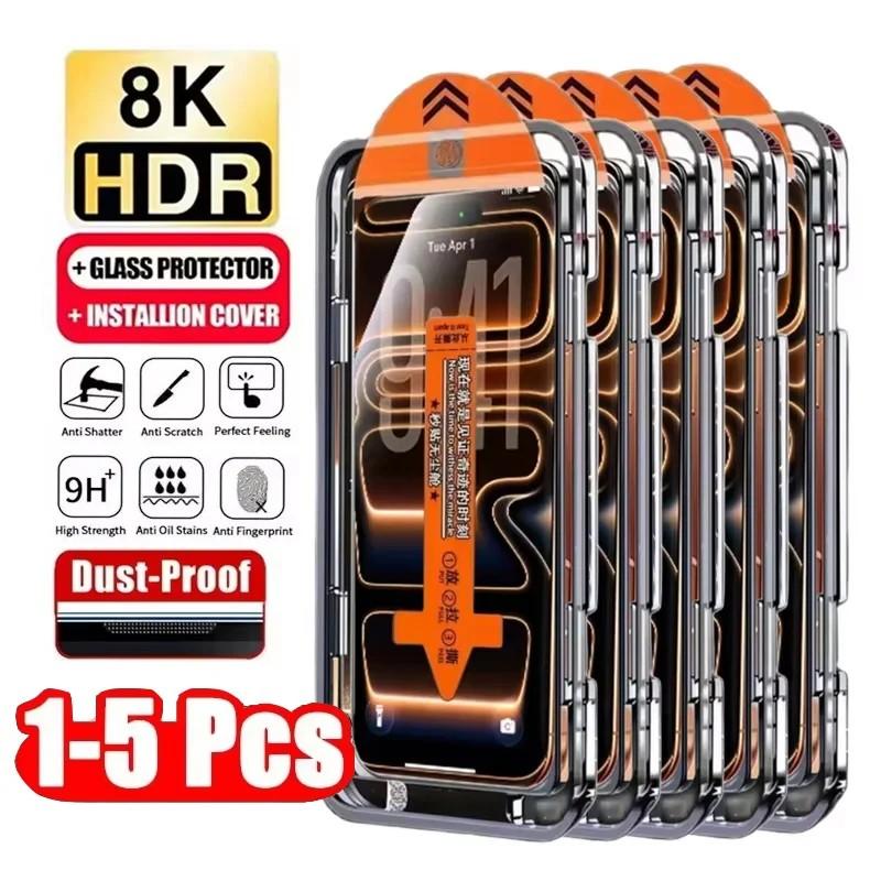 Película iPhone 8K HD Bolomboy: Instalação Automática Sem Erro