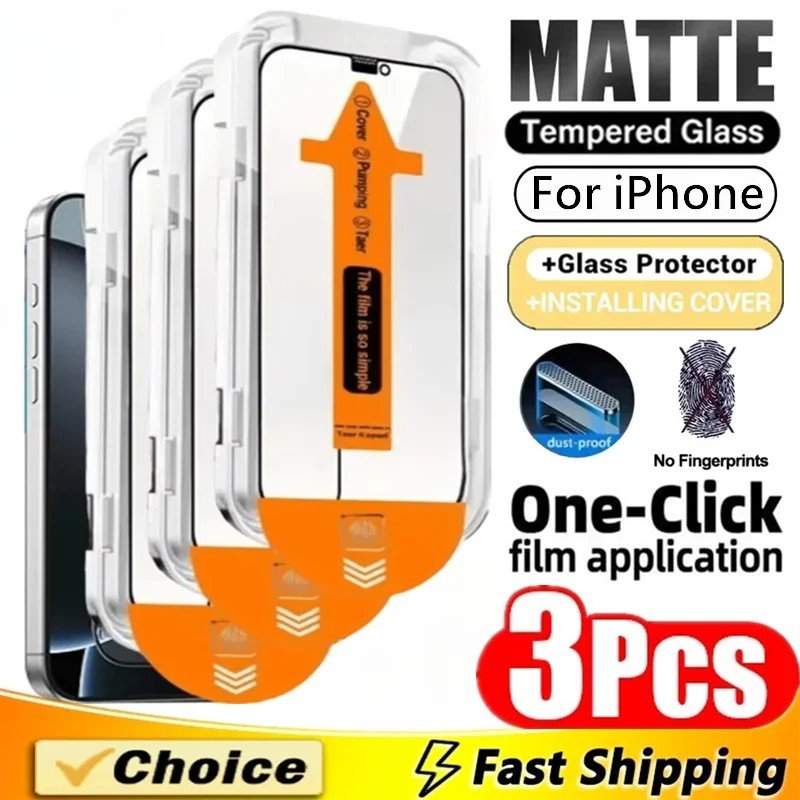 Película Matte iPhone: Proteção Antirreflexo 3x1