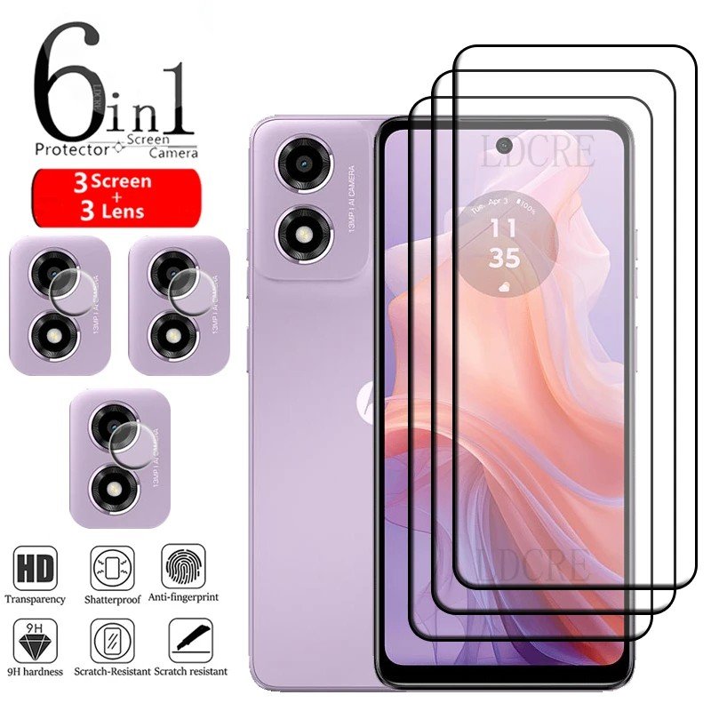 Película Moto E14: Proteção 9H + 6 Acessórios