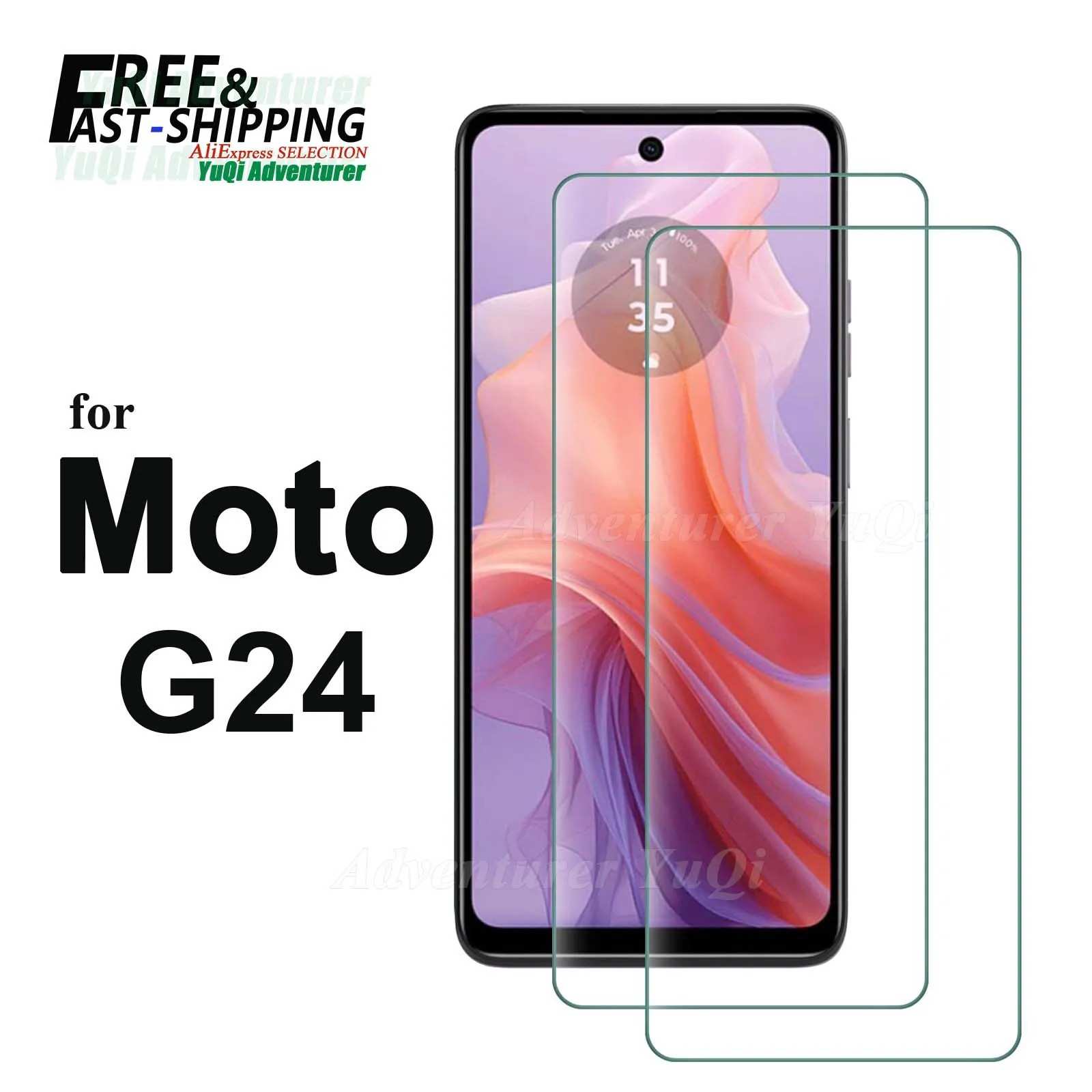 Película Moto G24: Vidro Temperado 9H Antirrisco