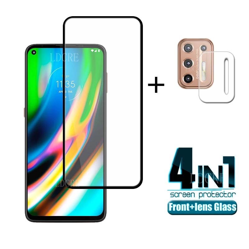 Película Moto G9 Plus: 4 em 1, Proteção Total!
