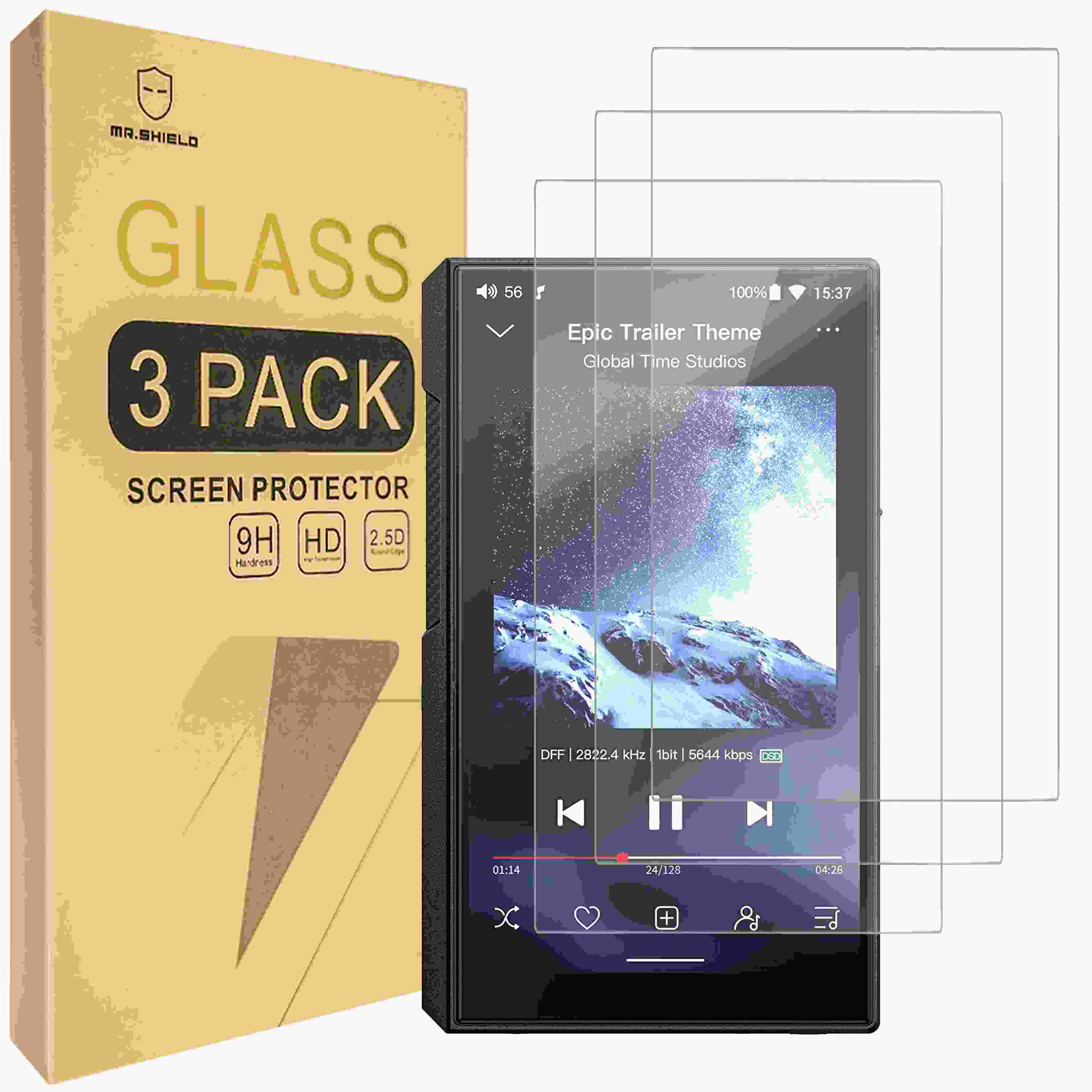 Película Mr.Shield Fiio M11S: Proteção 9H!