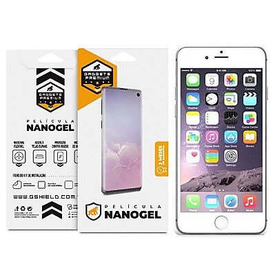 Película Nano Gel iPhone 6/6S Plus: Proteção Total!