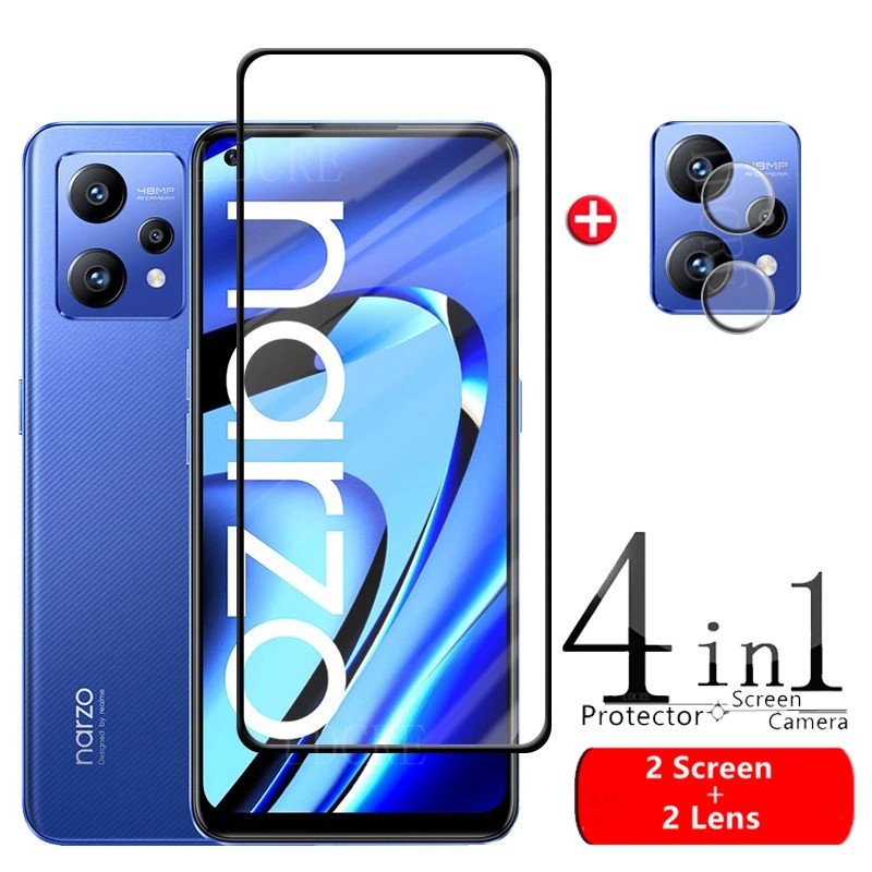 Película Narzo 50 Pro 5G: Proteção 4 em 1!
