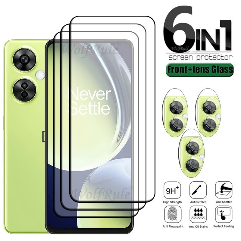 Película Oneplus: Proteção 9H + Lens 6 em 1