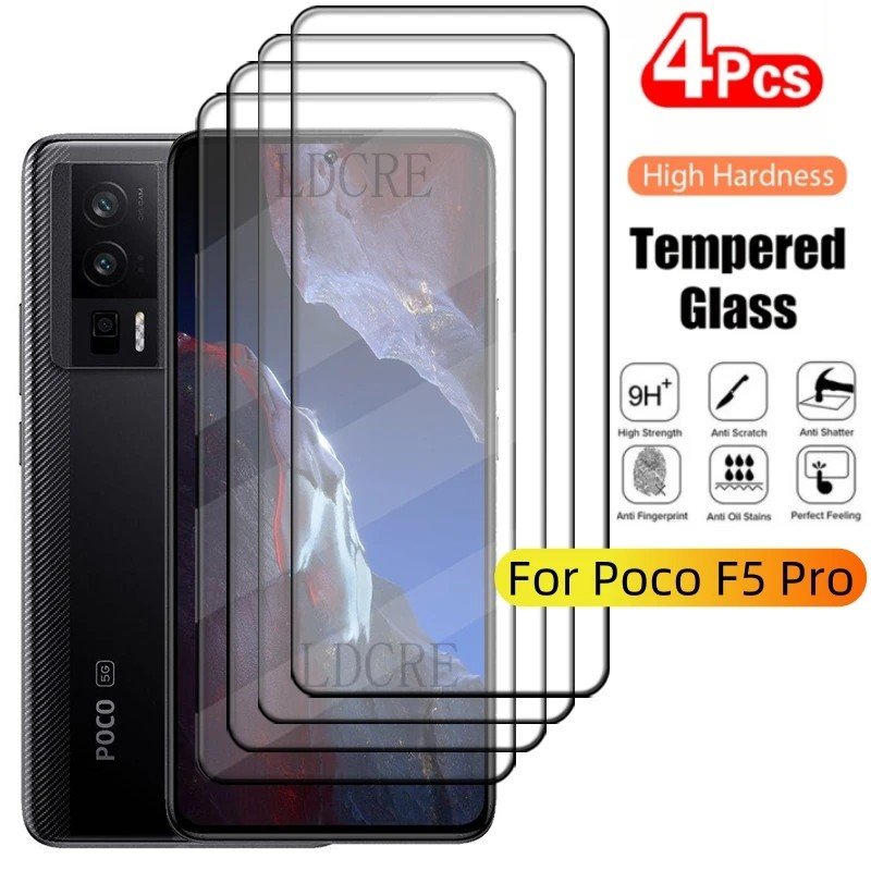 Película Poco F5 Pro: Proteção 9H Full Cover