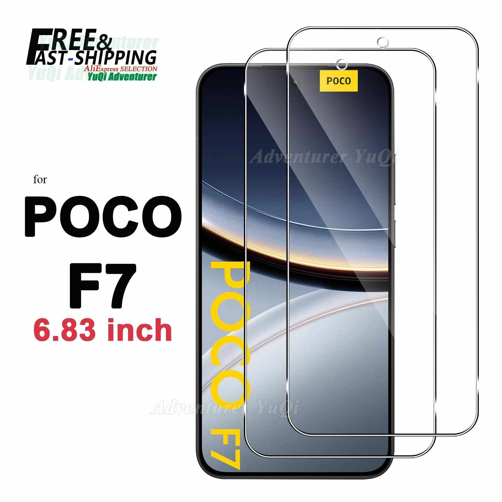 Película POCO F7: Proteção 9H Antirrisco!