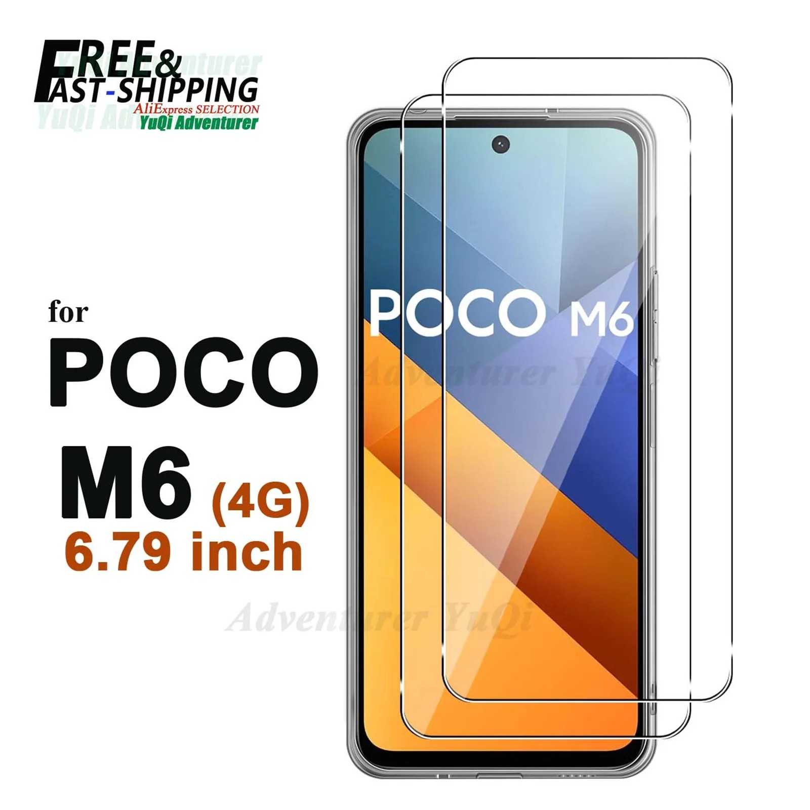 Película POCO M6 4G: Proteção 9H Anti-Risco!