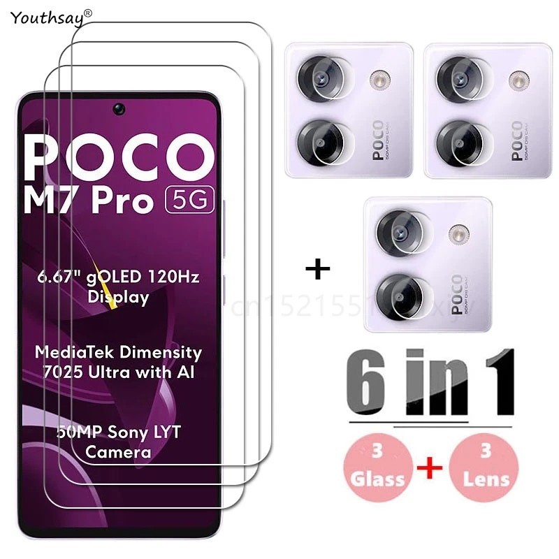 Película Poco M7 Pro: Proteção 9H e Vidro Temperado