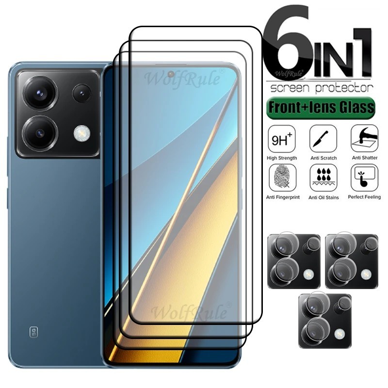 Película Poco X6 5G: Proteção 9H Completa!