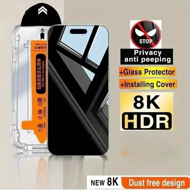 Película Privacidade iPhone + Aplicador Fácil (11 ao 17)