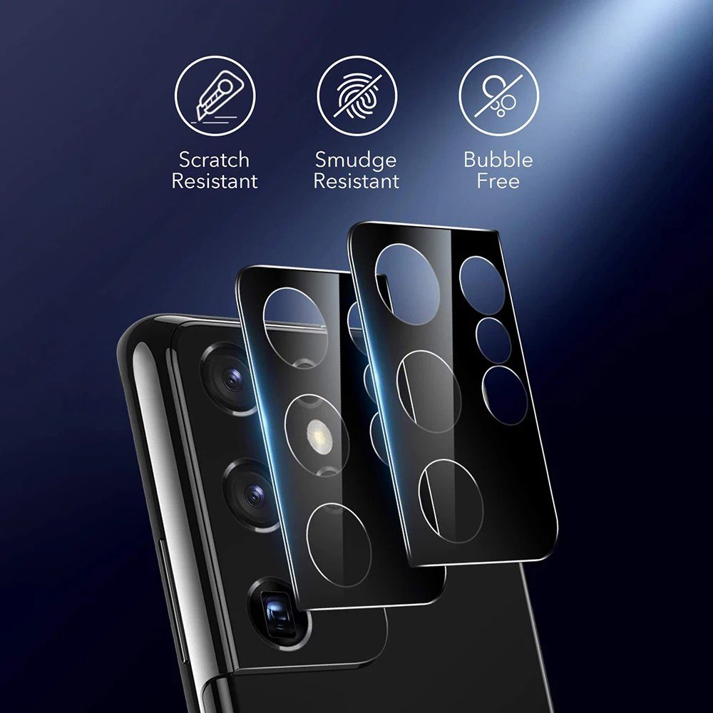 Película Protetora de Lente 9H para Samsung S25/S24/S23 e Fold – Vidro Premium