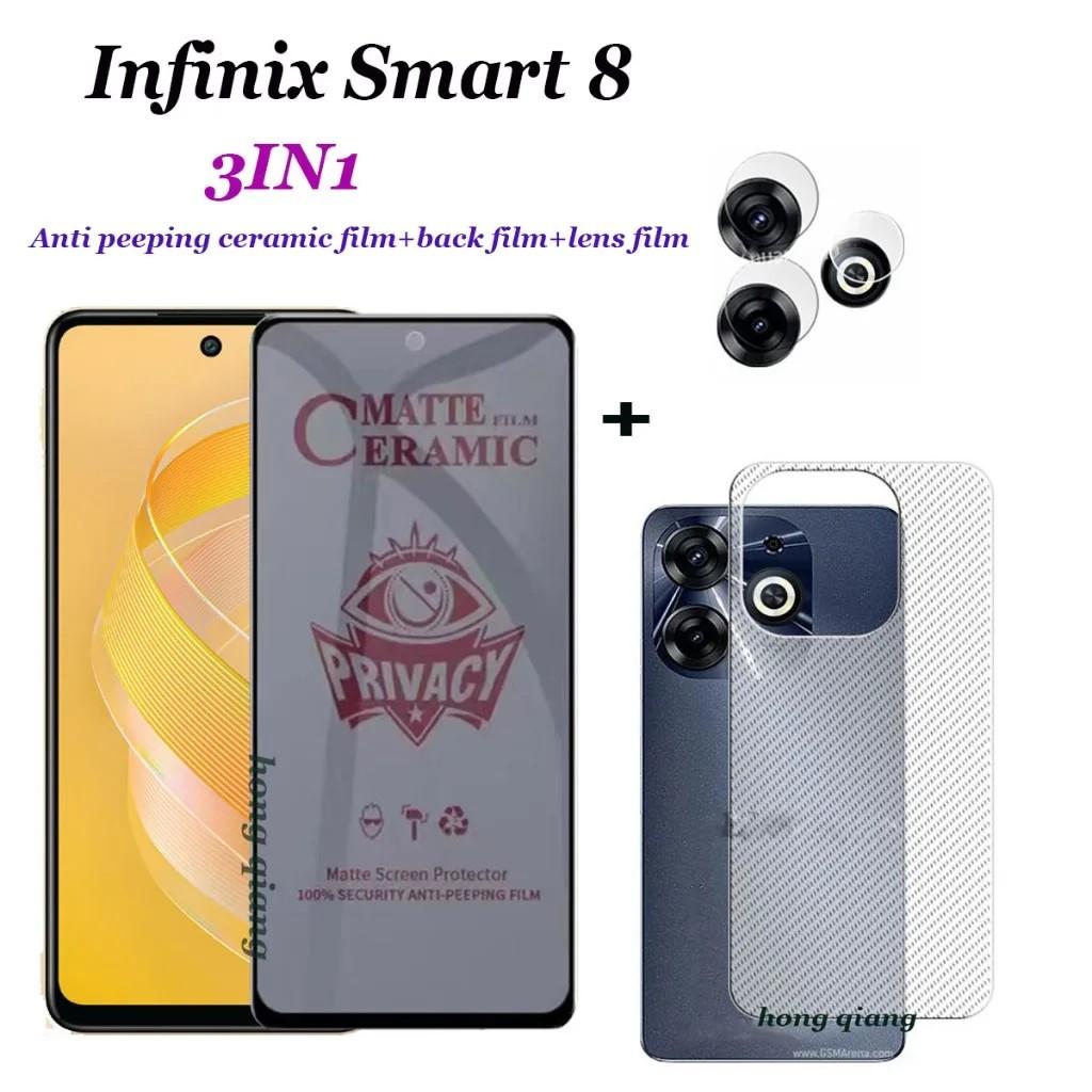 Película Protetora Infinix Smart 8 3em1