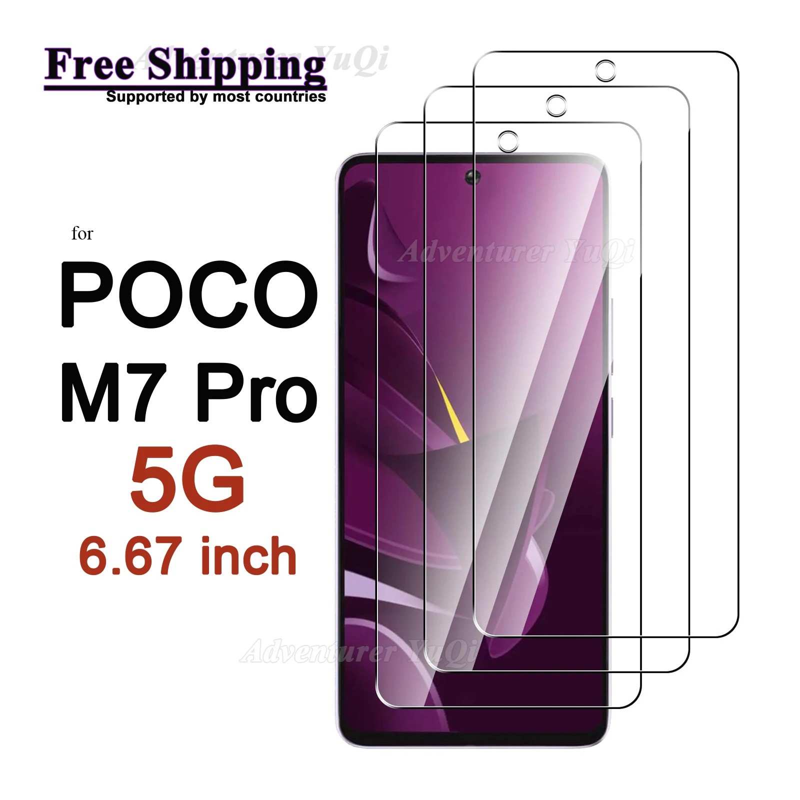 Película Protetora Poco M7 Pro 5G: 9H Anti-Risco!