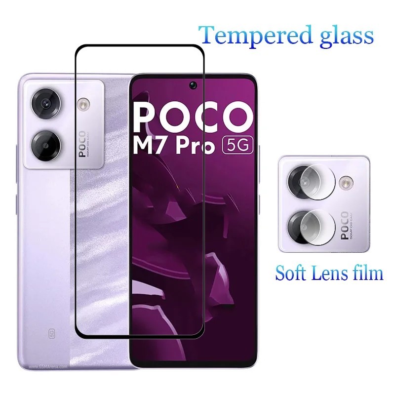 Película Protetora POCO M7 Pro 5G: 9H Antirrisco + Câmera!