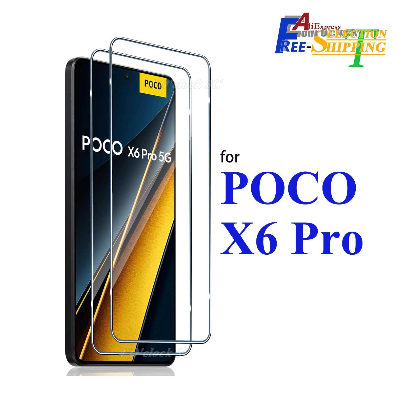 Película Protetora POCO X6 Pro: Vidro 9H Antirrisco