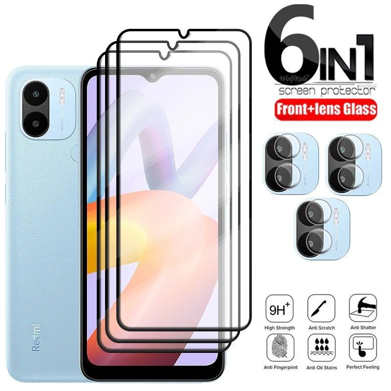 Película Protetora Redmi A2/A2 Plus: Kit 6 em 1