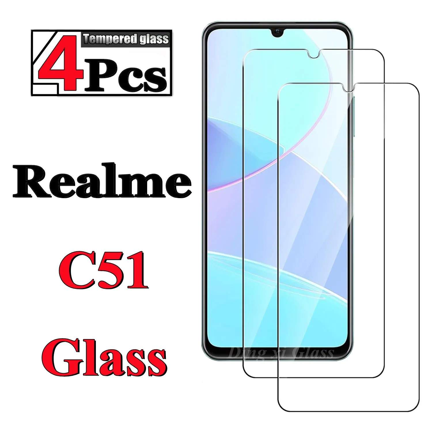 Película Realme C51: Proteção Antishock e HD