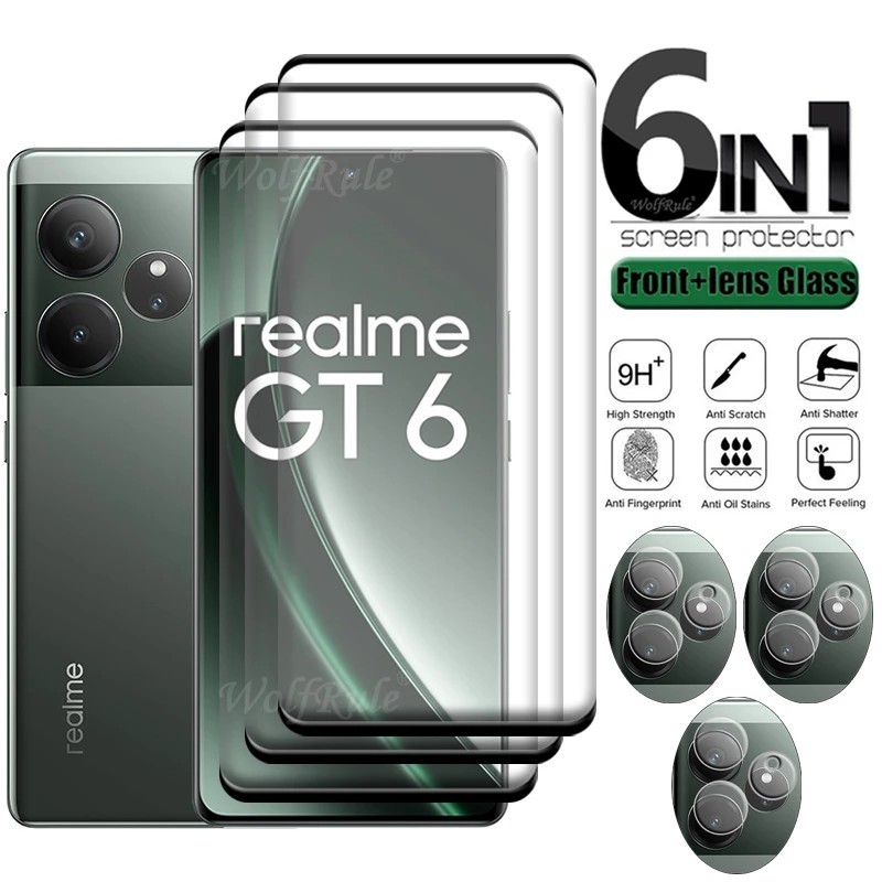 Película Realme GT 6: Proteção 9H Completa!