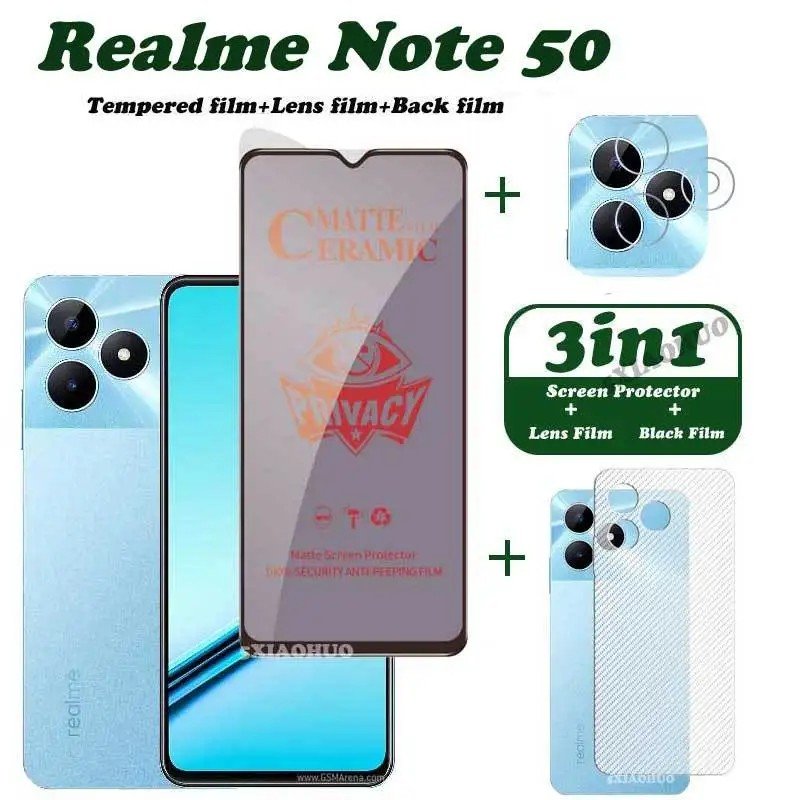 Película Realme Note 50: Privacidade e Proteção 3em1