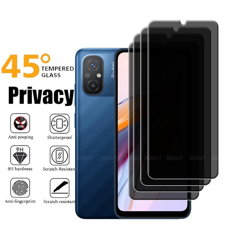 Película Redmi 12C: Proteção 9H Anti-Espia