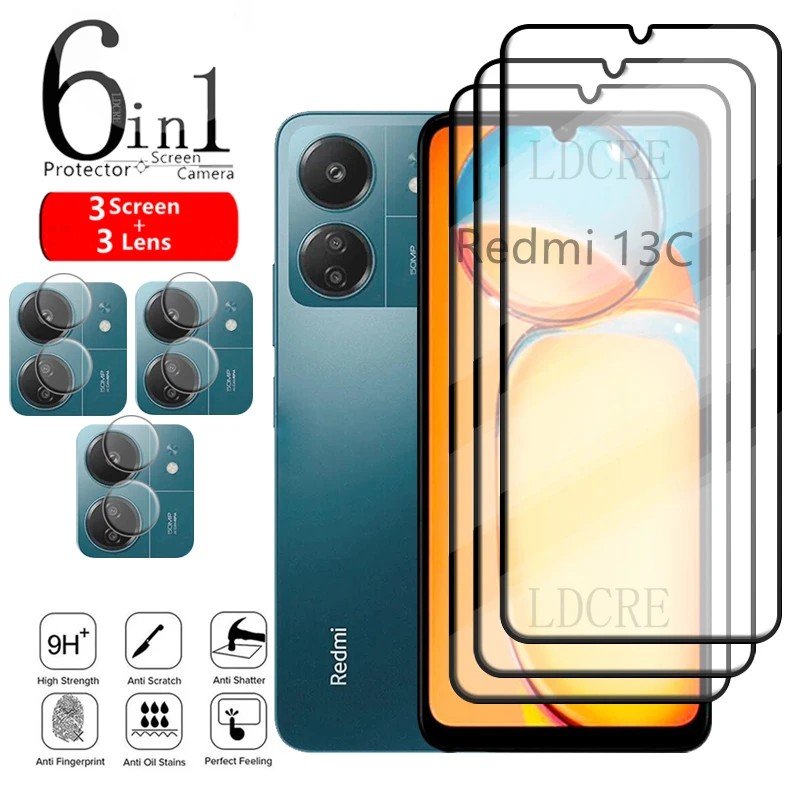 Película Redmi 13C: Proteção 9H Completa!