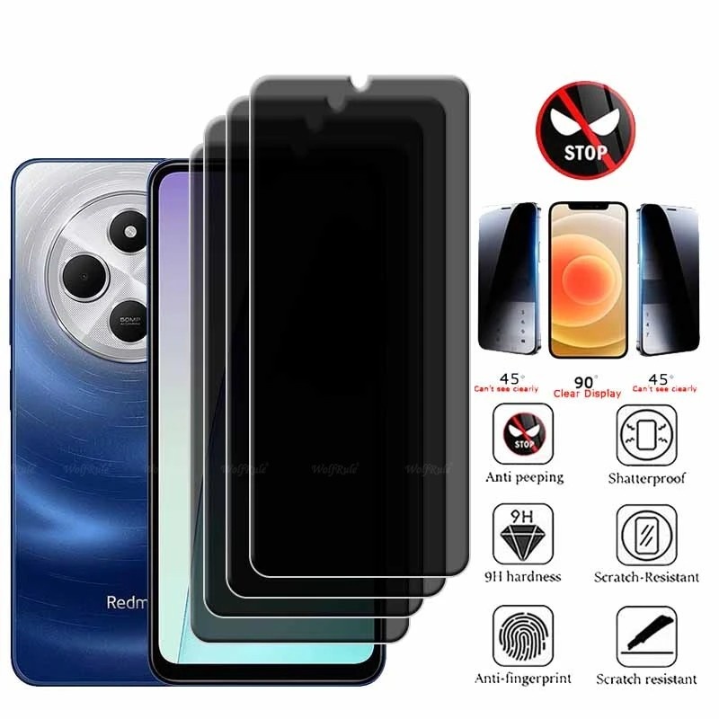 Película Redmi 14C: Proteção 9H Anti-Espia