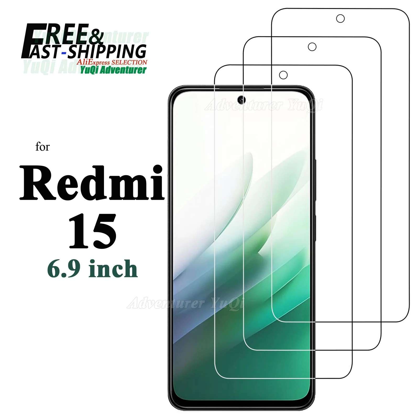 Película Redmi 15: Proteção 9H Total para seu Xiaomi