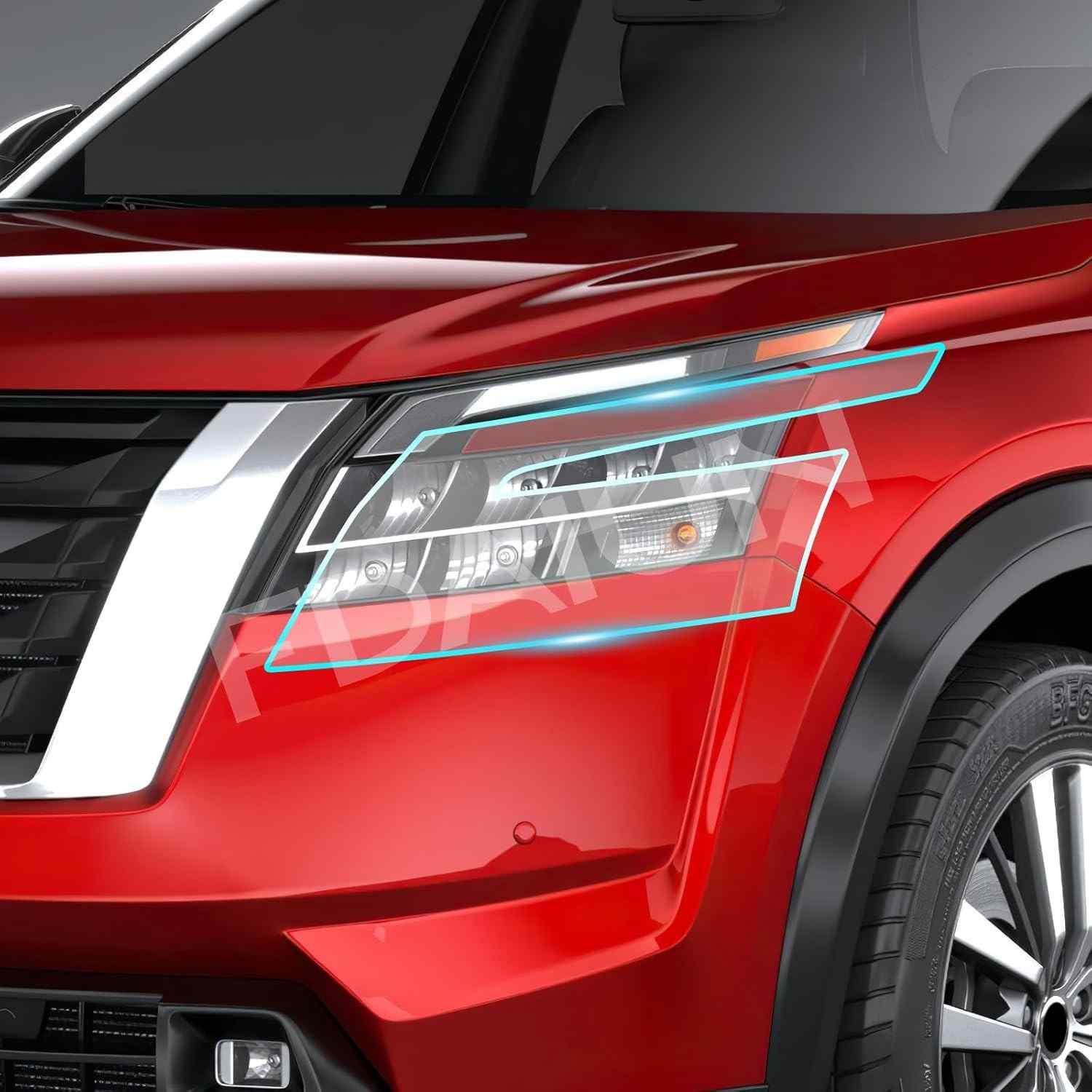 Película Protetora TPU 8,5 Mil para Nissan Pathfinder 2022-2025 | PPF Clear Pré-Cortado Anti-Risco