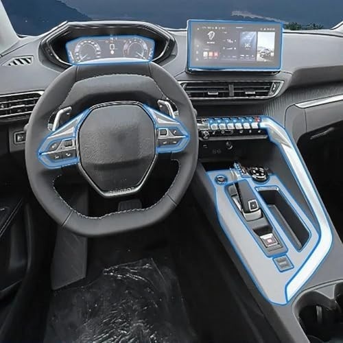 Proteja seu Peugeot 2008/4008 2024: Película TPU Transparente Antiarranhões para Painel