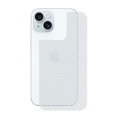 Película Traseira iPhone 15: Fibra de Carbono Gshield