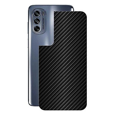 Película Traseira Moto G62: Fibra de Carbono Premium 🛡️