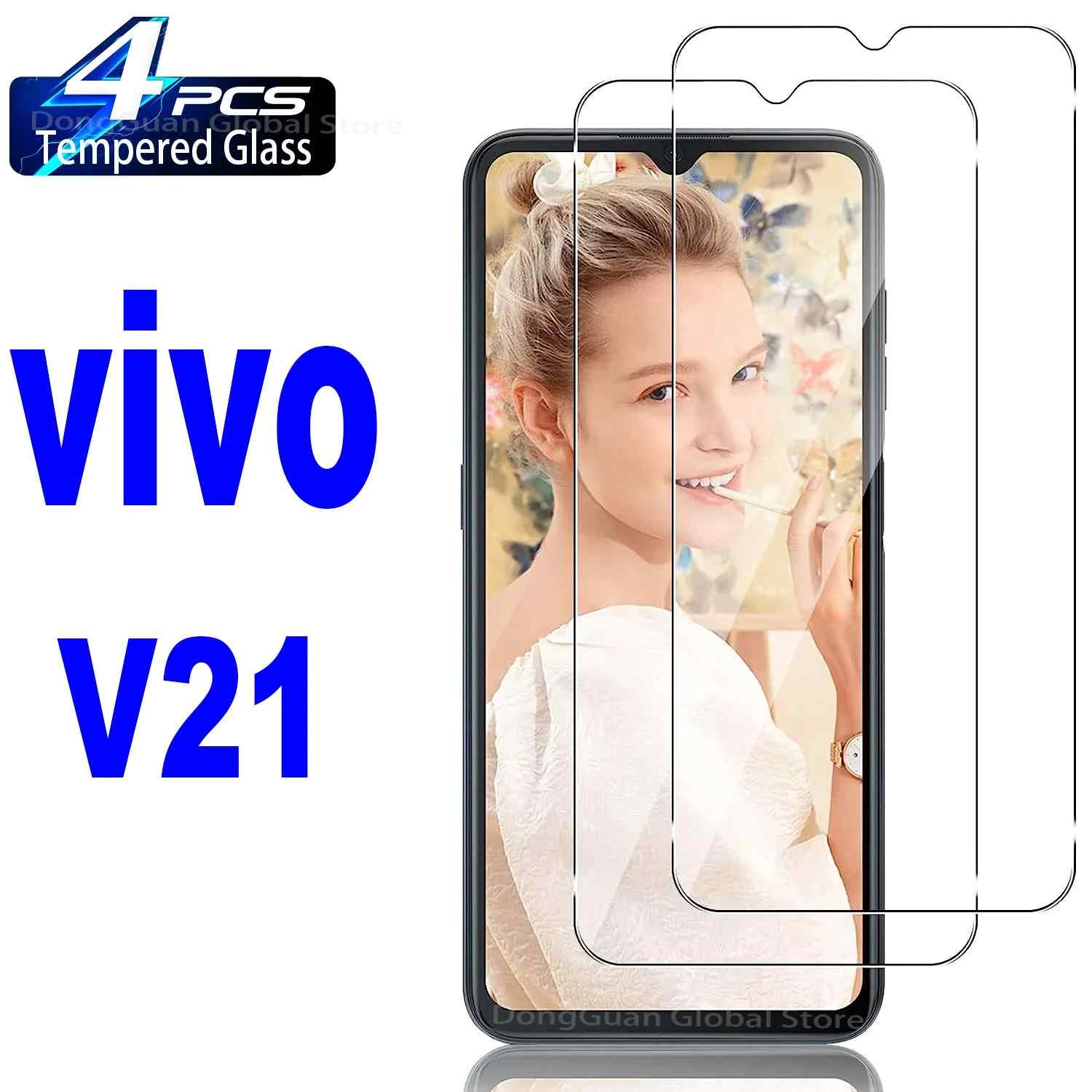 Película VIVO V21 5G: Proteção HD em Vidro Temperado