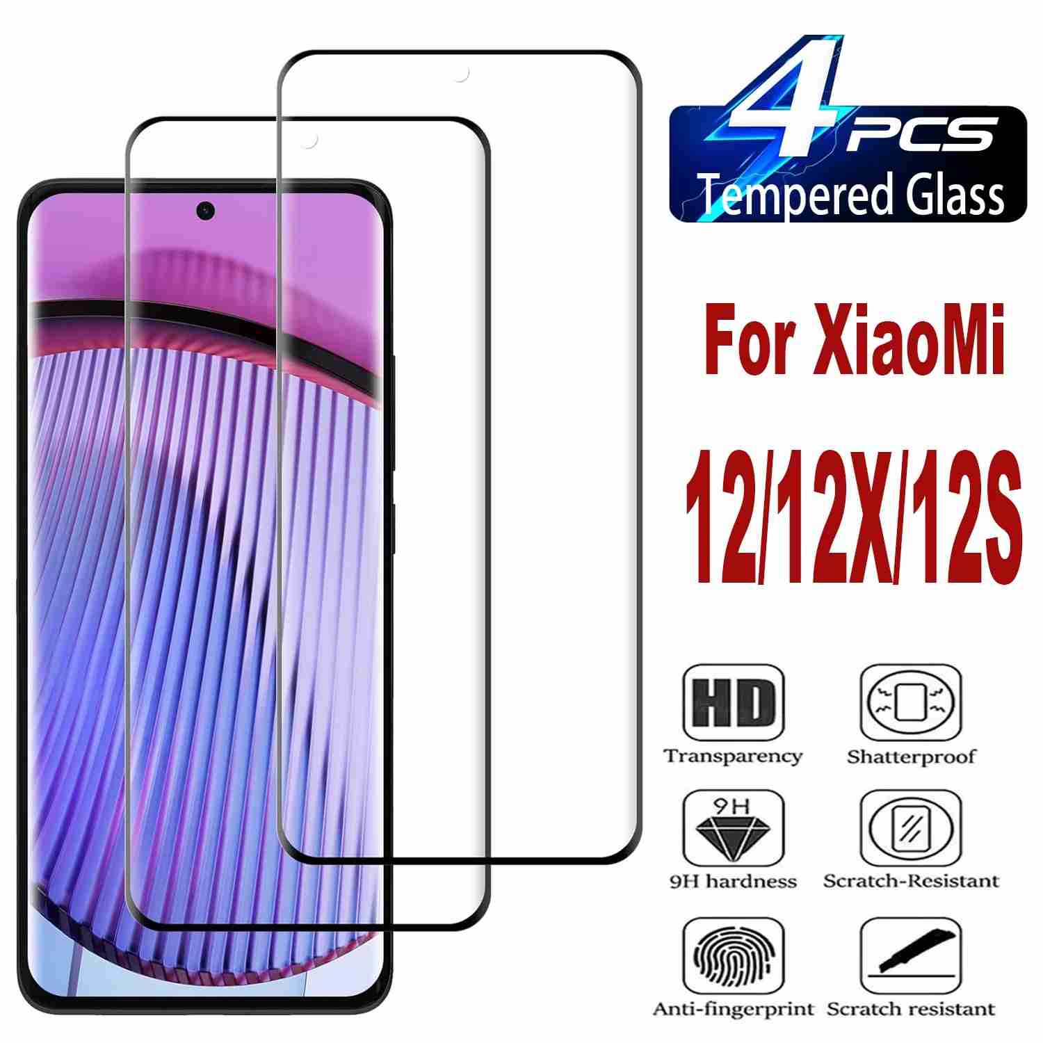 Película Xiaomi 12/12S/12X: Proteção 3D e Biometria