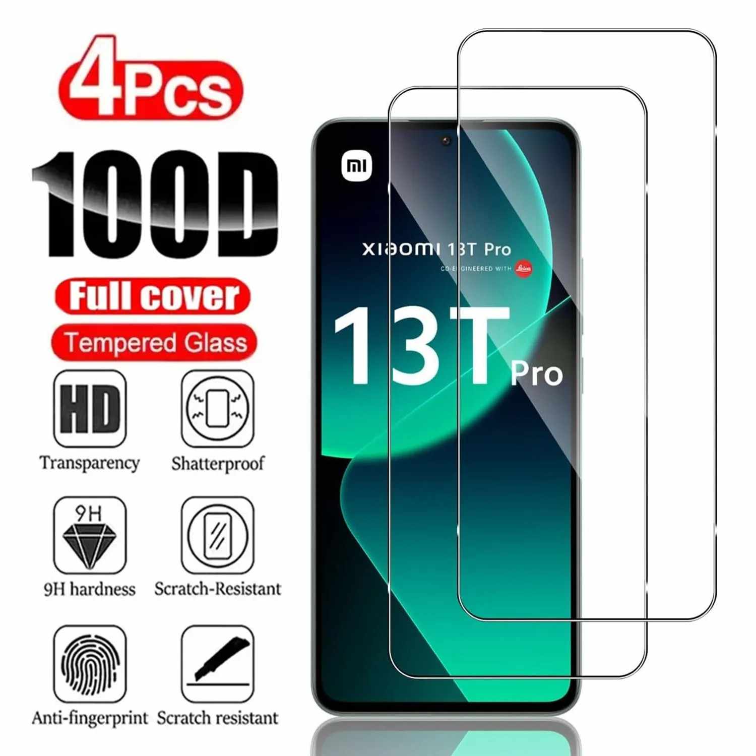 Película Xiaomi 13T/13T Pro: Proteção 9H!