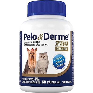 Pelo & Derme Vetnil: Pelagem Radiante e Saúde da Pele