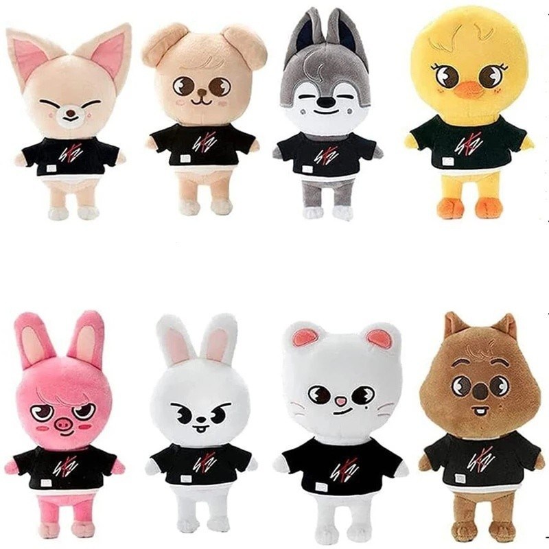Pelúcia KPOP Stray Kids Skzoo 20 cm - Brinquedo de Pelúcia para Crianças