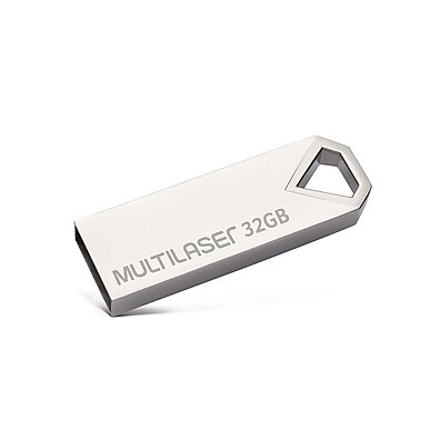 Pendrive 32GB Multilaser Diamond: Armazene Seus Dados com Estilo!