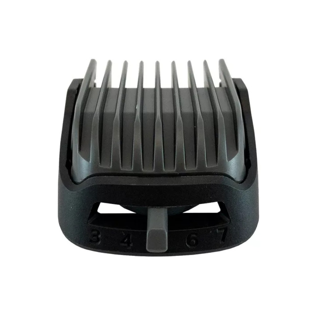 Pente Ajustável 3mm-7mm para Aparador Philips: Corte Perfeito em 1 Toque!
