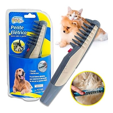 Pente Elétrico Pet: Desembarace Pelos Sem Stress!