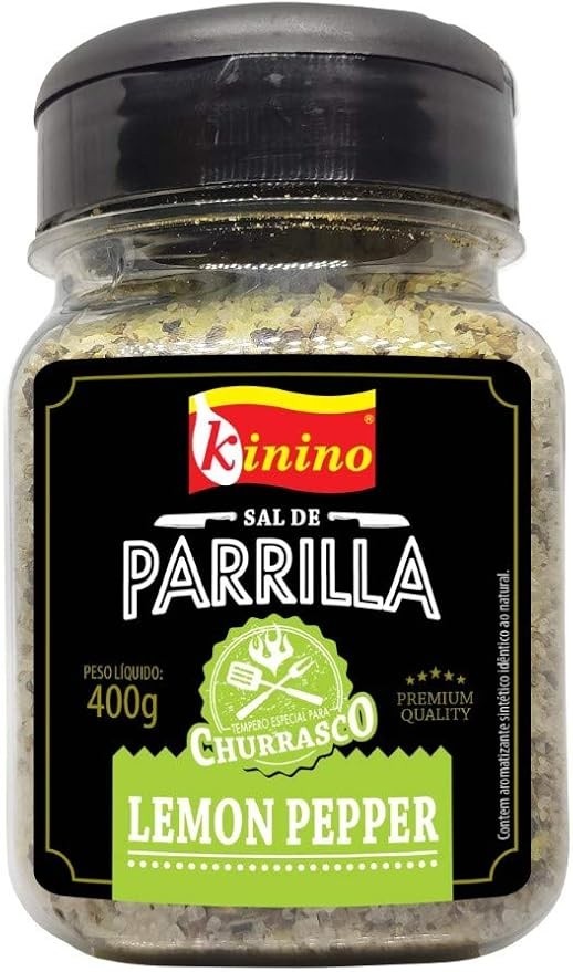 SAL DE PARRILLA LEMON PEPPER KININO 500G