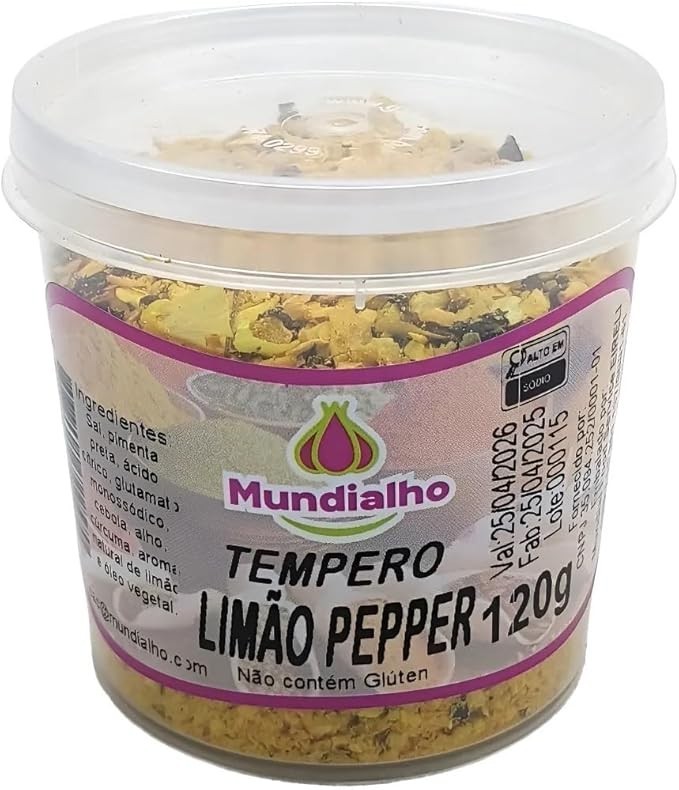 Lemon Pepper Mundialho 120g