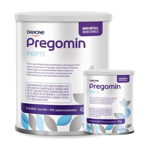2 Latas -Pregomin Pepti -Fórmula infantil em pó-400gr