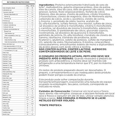 Fórmula Infantil Aptamil Pepti Danone Nutricia 800g